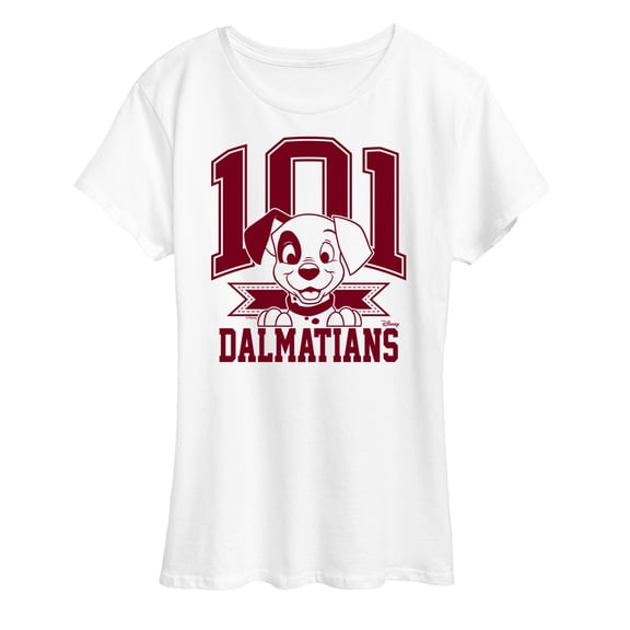 101 Dalmatians - Collegiate - Women's Short Sleeve Graphic T-Shirt