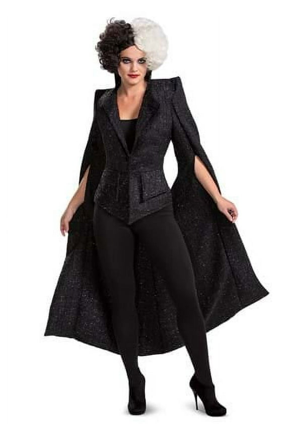 101 Dalmatians Cruella de Vil Deluxe Costume for Women Small 4-6