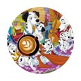 101 Dalmatians Cute Placemats Set of 4, 14 Inch Summer Round Table Mats