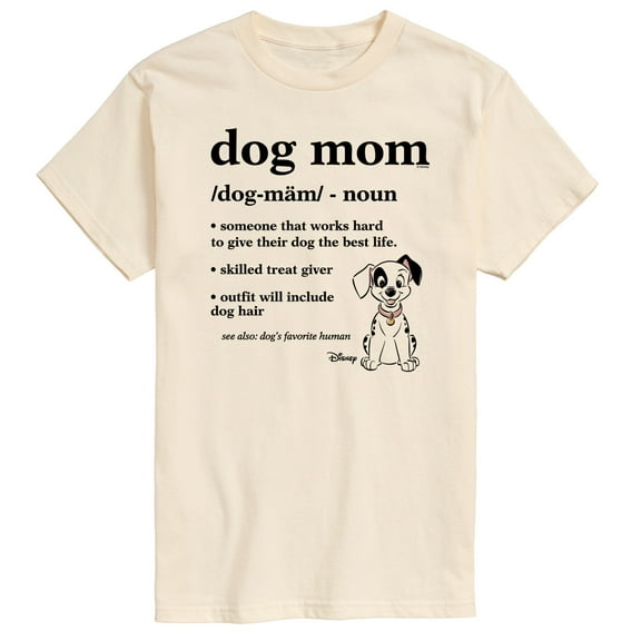 101 Dalmatians - Dog Mom Definition - Men's Short Sleeve Graphic T-Shirt