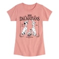 thumbnail image 1 of 101 Dalmatians - Poster - Youth Girls Fitted Short Sleeve T-Shirt, 1 of 4