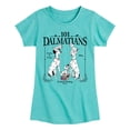 thumbnail image 1 of 101 Dalmatians - Poster Fitted Short Sleeve Graphic T-Shirt, 1 of 4