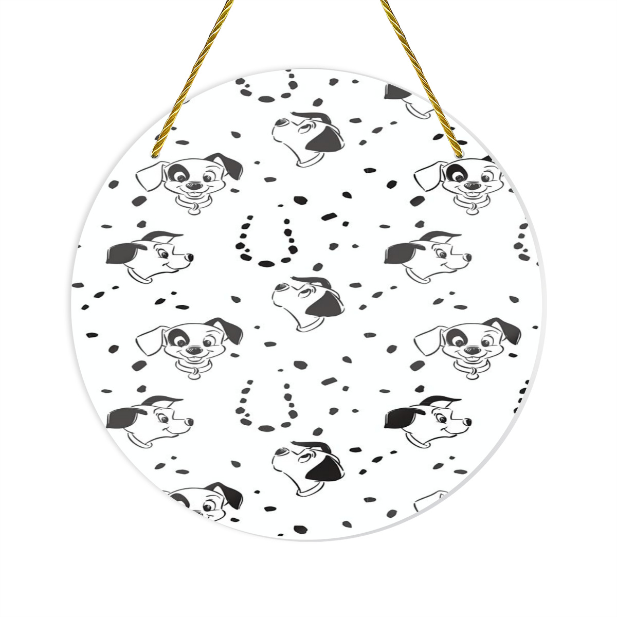 101 Dalmatians Round Ornaments Christmas Tree Decorations Christmas