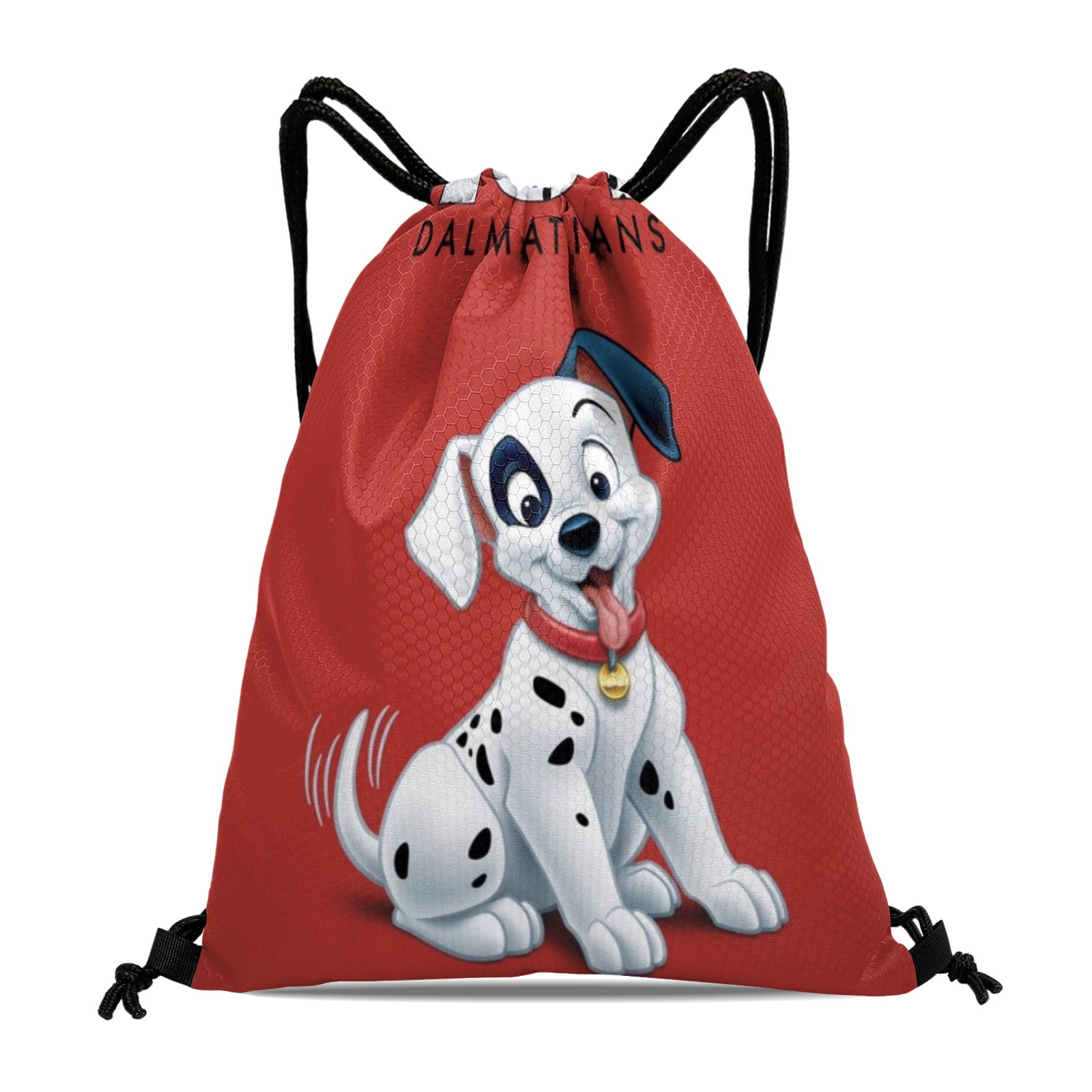 101 Dalmatians Waterproof Drawstring Sack:Perfect for fitness, hiking ...