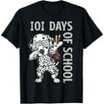 thumbnail image 1 of 101 Days School Dabbing Dalmatian Dog Teachers Kids T-Shirt, 1 of 5