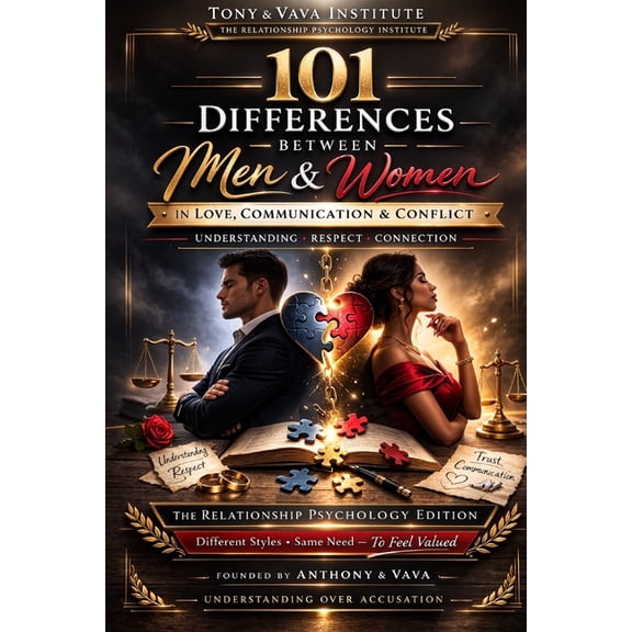 101 Differences Between a Man and a Woman.: Understanding Communication, Attraction, Emotions, and Relationship Dynamics, (Paperback)