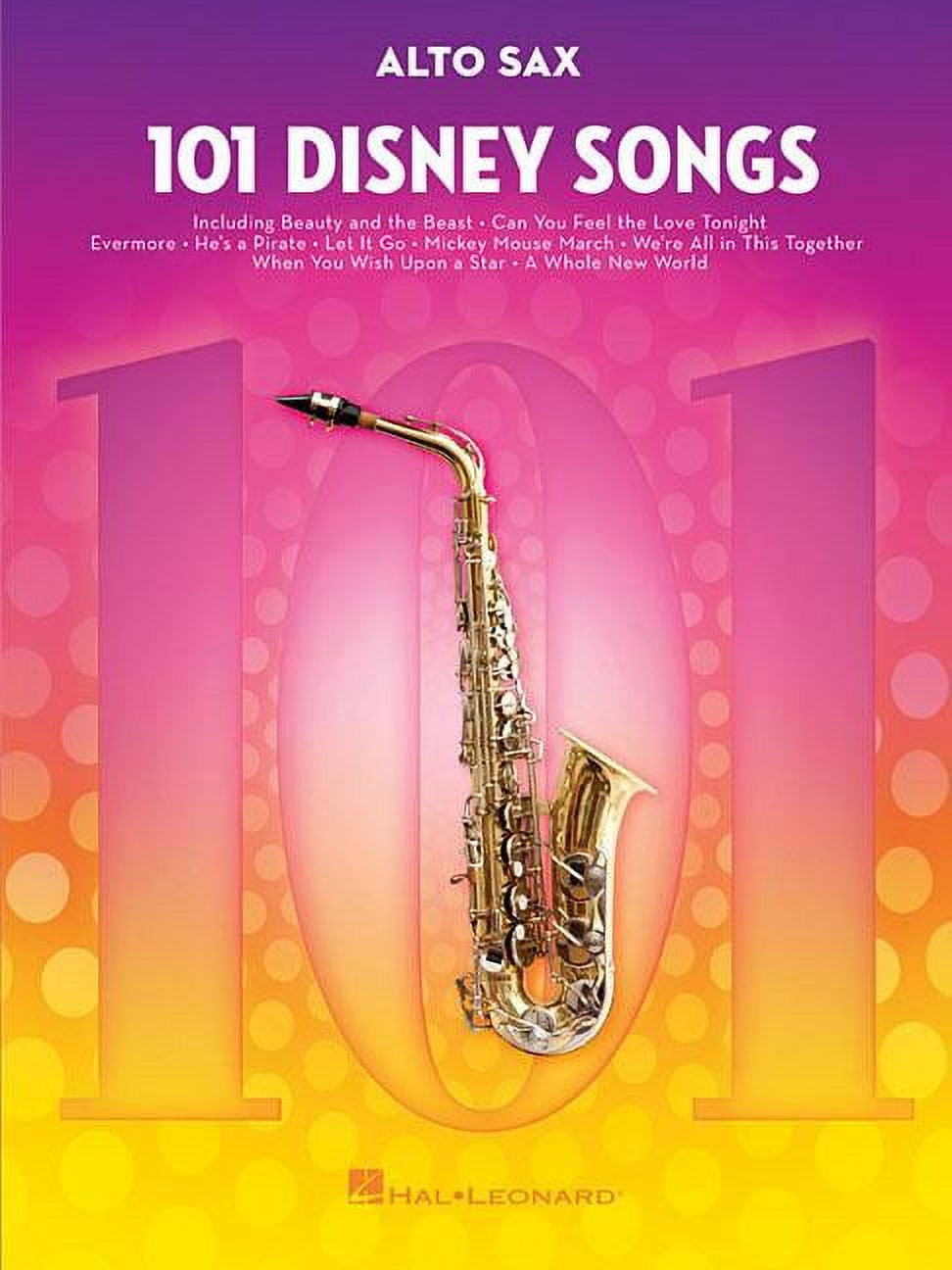 101 Disney Songs For Alto Sax (Paperback)