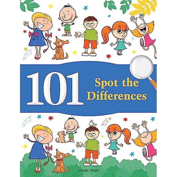 Pre-Owned 101 Spot the Differences: Fun Activity Books for Children (Paperback) by Wonder House Books