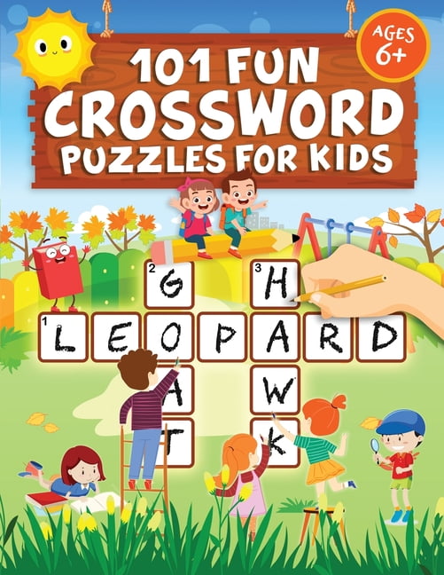 101 Fun Crossword Puzzles for Kids (Paperback) - Walmart.com
