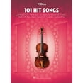 thumbnail image 1 of 101 Hit Songs for Viola Sheet Music Songbook Solo Instrumental Folio for All Levels Includes All of Me, Clocks, Uptown F, (Paperback), 1 of 1