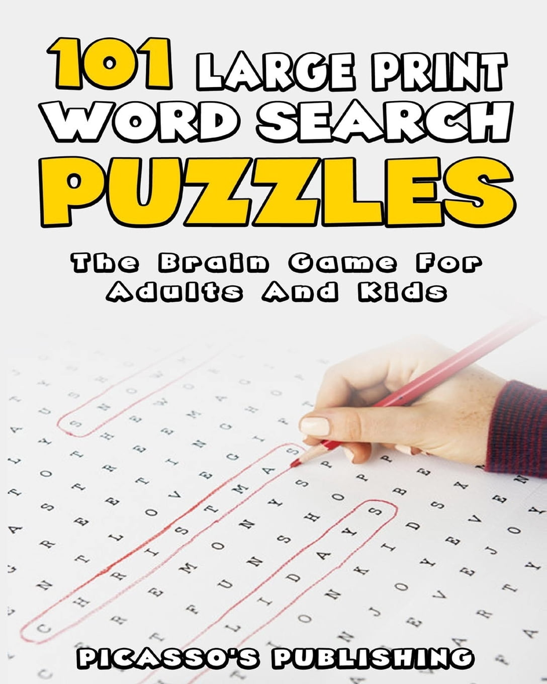 101 Large Print Word Search Puzzles - The Brain Game For Adults And ...