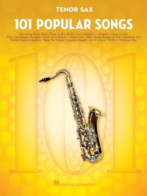 101 Popular Songs: For Tenor Sax, (Paperback)