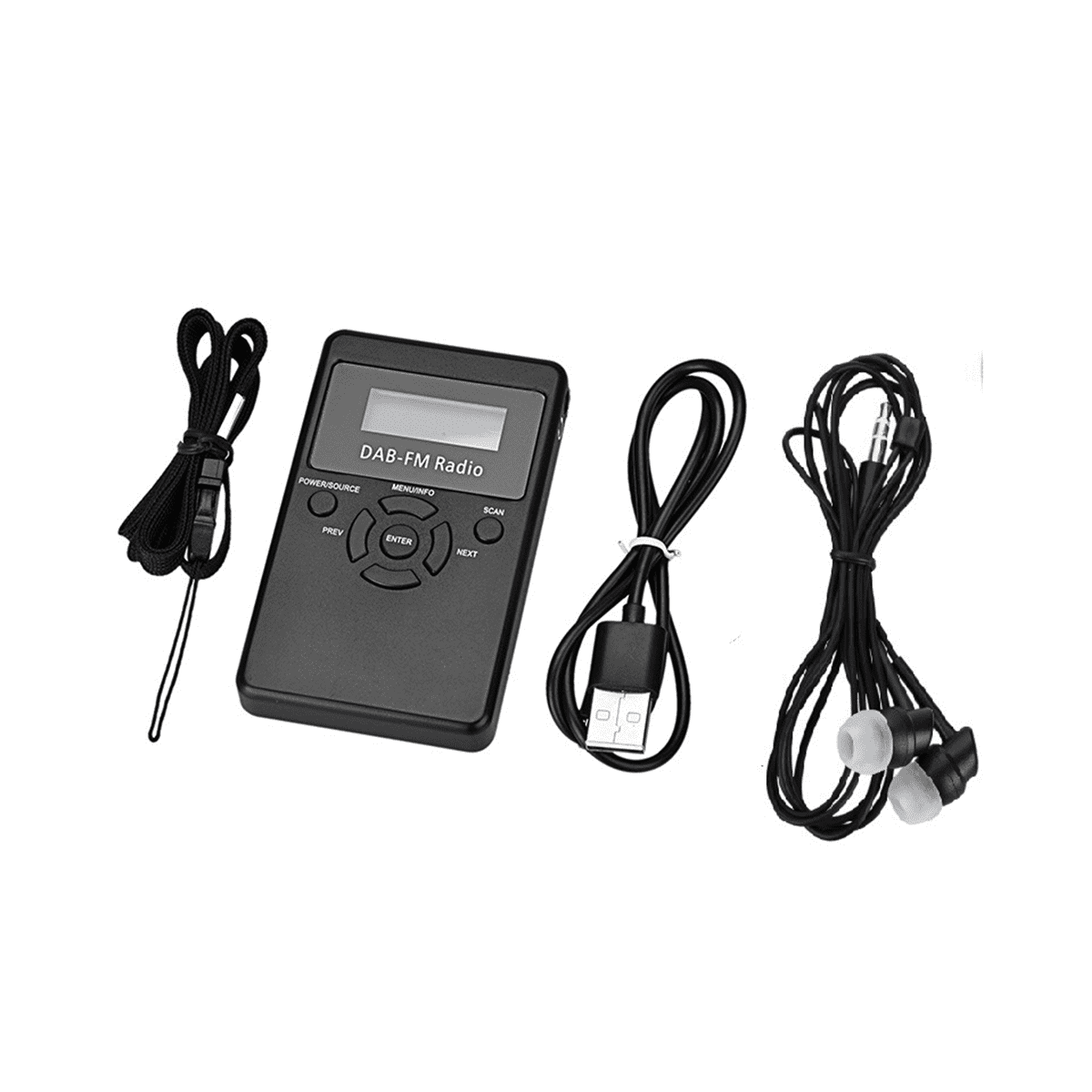 101 Portable Mini DAB Digital Radio DAB+FM Radio Digital Broadcast