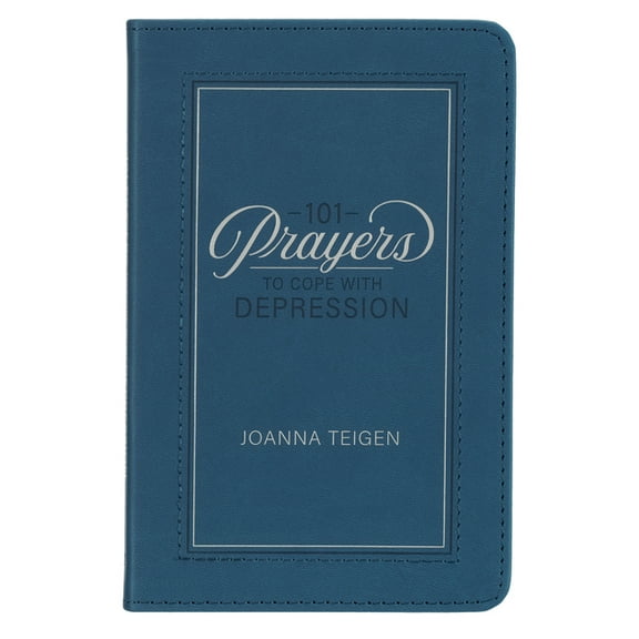 101 Prayers to Cope with Depression Faux Leather, (Hardcover)