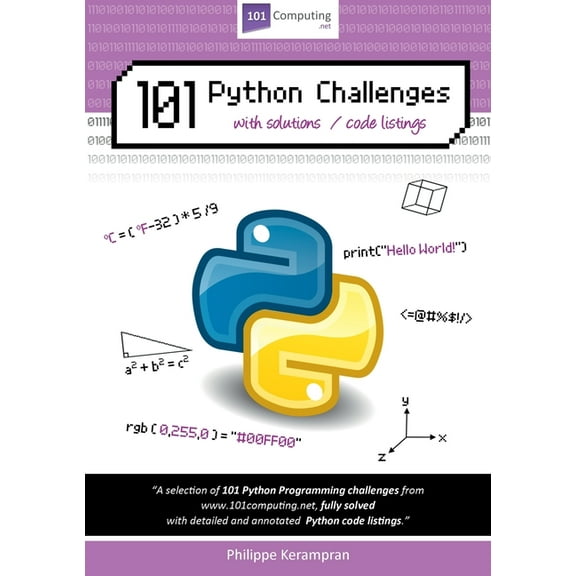 101 Python Challenges with Solutions / Code Listings (Paperback)