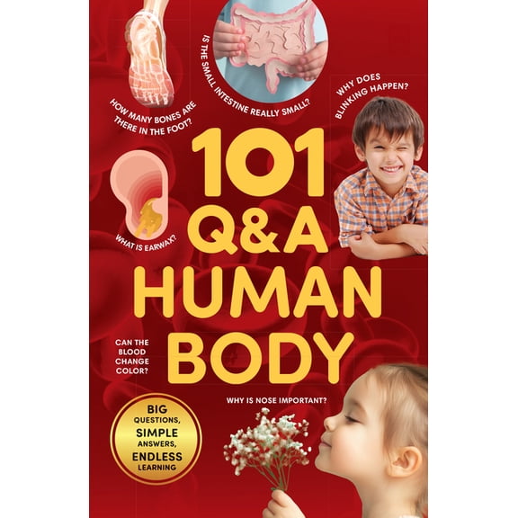 101 Q&A Series - Human Body: Encyclopedia for Kids I Amazing Questions and Answers I Knowledge Book with Simple Expl, (Paperback)