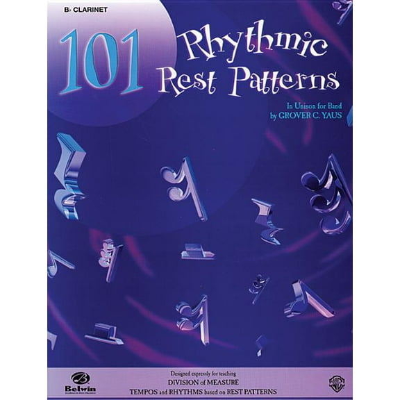 101 Rhythmic Rest Patterns: B-Flat Cornet (Trumpet) (Paperback)