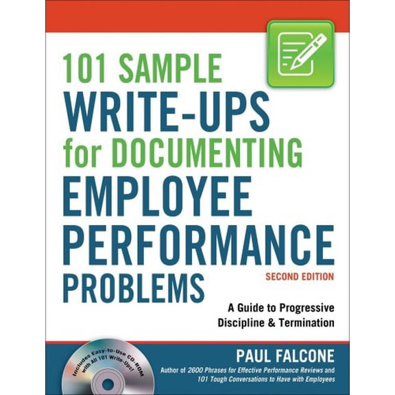 Pre-Owned 101 Sample Write-Ups for Documenting Employee Performance Problems Paperback