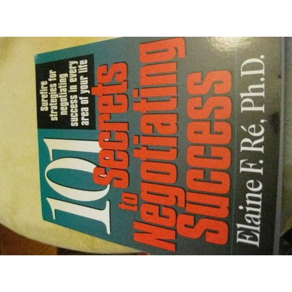 Pre-Owned Title: 101 Secrets to Negotiating Success Paperback