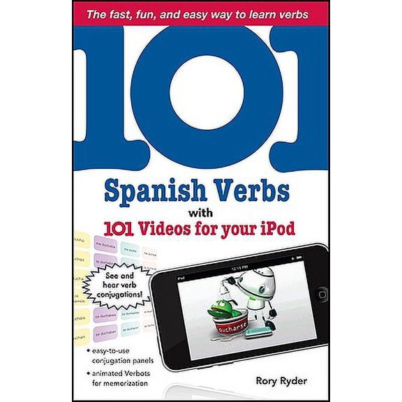 Pre-Owned 101 Spanish Verbs with 101 Videos for Your iPod [With CDROM] (Paperback) 0071615717 9780071615716