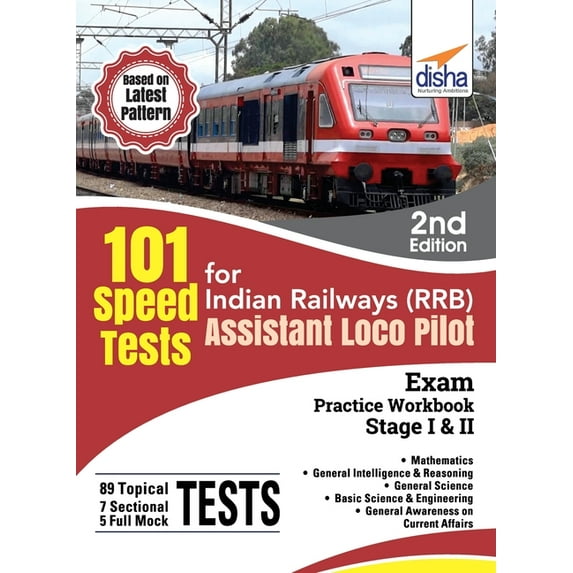 101 Speed Test for Indian Railways (RRB) Assistant Loco Pilot Exam Stage I & II - 2nd Edition, (Paperback)
