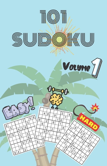 101 Sudoku - Volume 1: Facile a difficile - Stampa grande - Libro di piccolo formato - Soluzioni (Paperback)