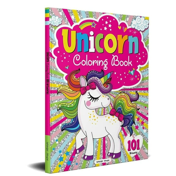 101 Unicorn Colouring Book: Fun Activity Colouring Book for Children, (Paperback)