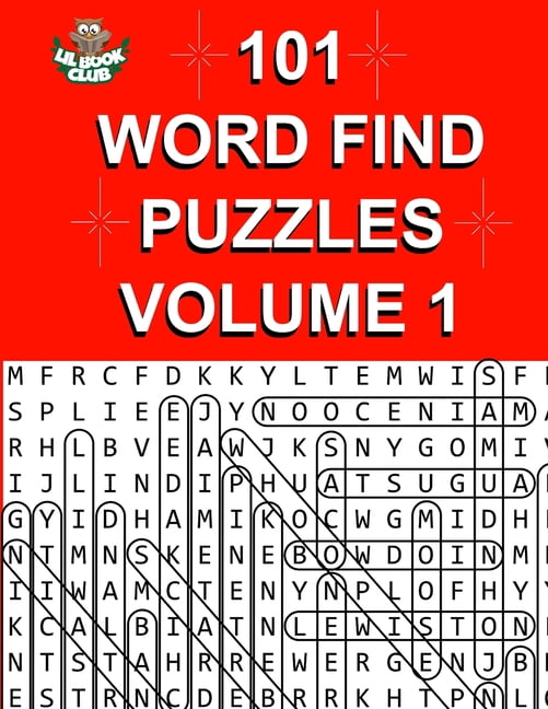 Large 101 Themed Word Search: 101 Word Find Puzzles Vol. 1: Themed Word Searches, Puzzles to Sharpen Your Mind (Paperback)
