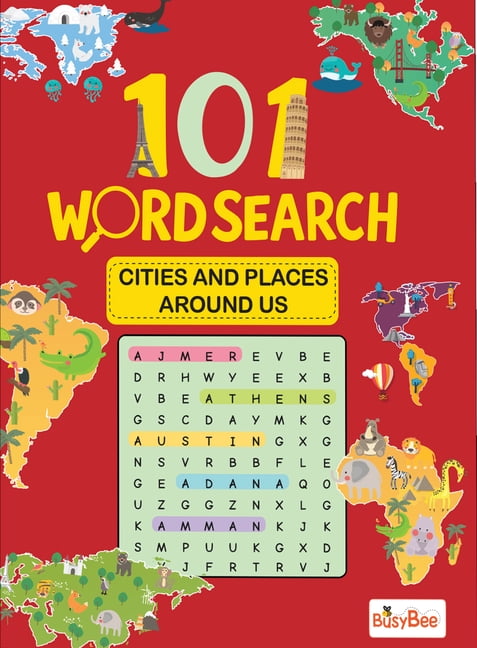 101 Word Search Activities 101 Word Search Activity: City & Places ...