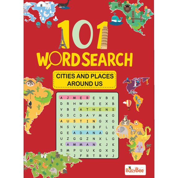 101 Word Search Activities 101 Word Search Activity: City & Places