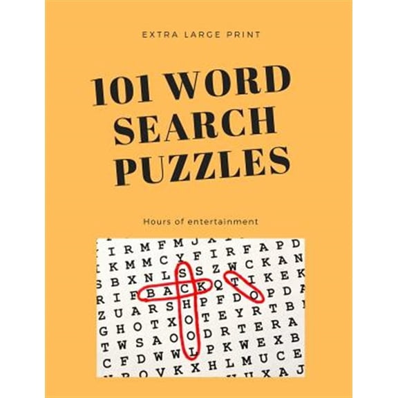 101 Word Search Puzzles: Extra Large Print
