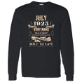 thumbnail image 1 of 101 Years Old 101St Birthday Legend Vintage July 1925 Bday Long Sleeve Shirt, 1 of 3