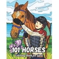 thumbnail image 1 of 101 horses coloring book for girls: amazing designs to color for adults and teens 101 beautiful coloring pages relaxatio, (Paperback), 1 of 1