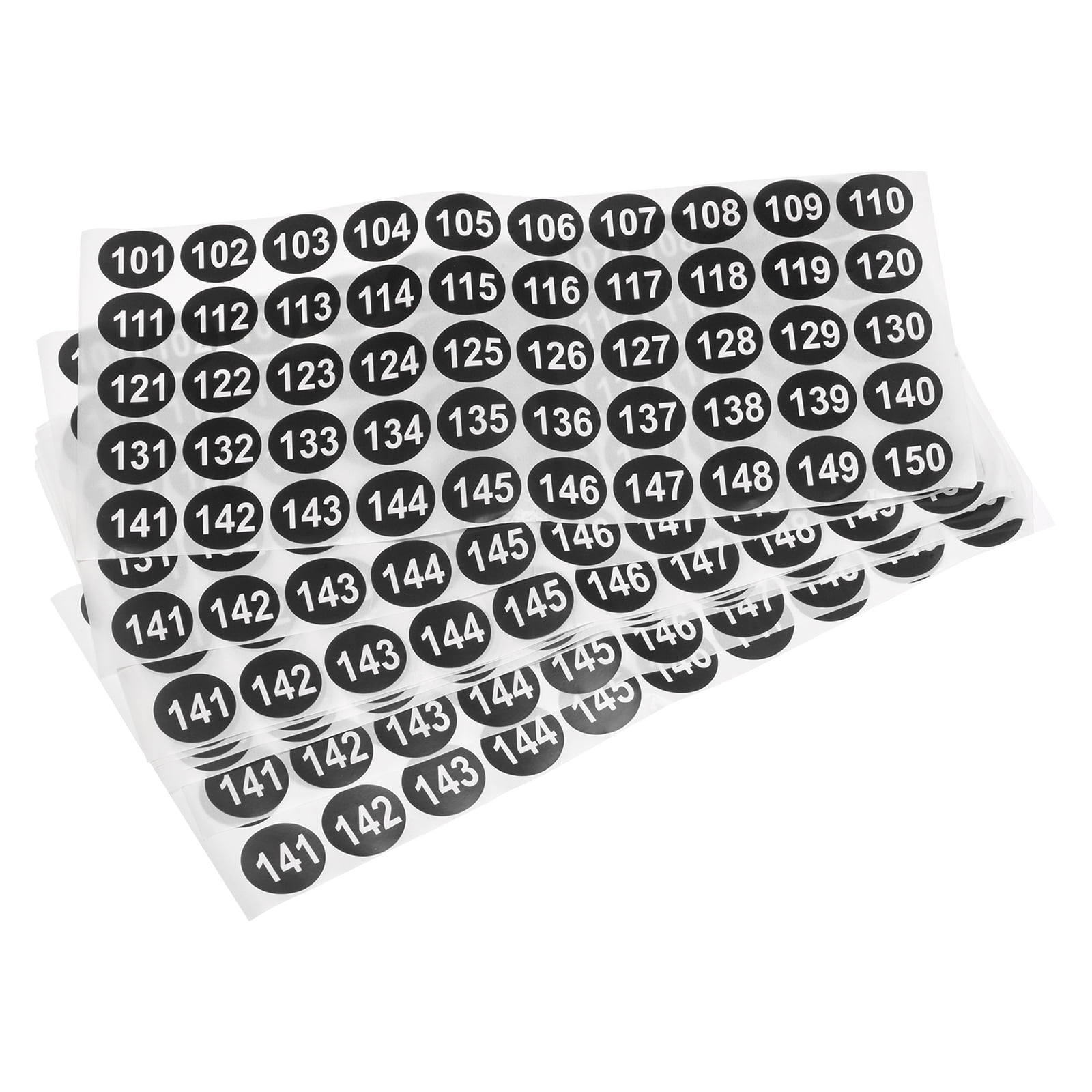 101 to 150 Number Stickers Number Label Self Adhesive Marked Sticker