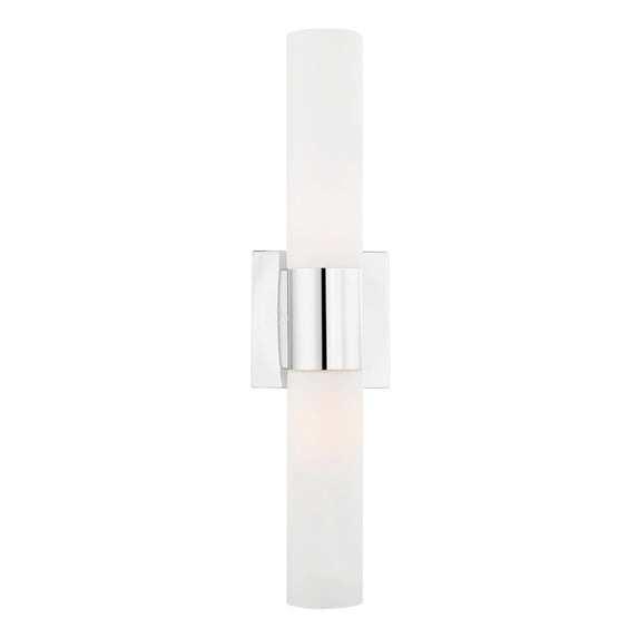 10102-05 Livex Lighting Aero - 2 Light ADA Bath Vanity In Nautical Style-17.75 Inches Tall and 4.5 Inches Wide-Polished Chrome Finish