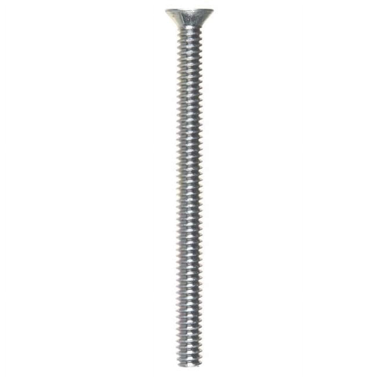 101085 10-24 x 2.5 in. Phillips Flat Head Zinc Plated Steel Machine Screw