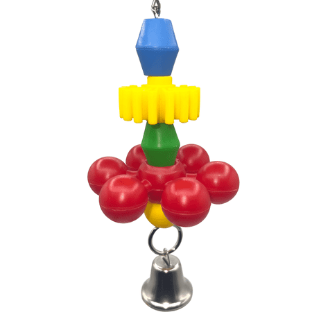1011 Star Gear Spinner M&M Bird Toys Colorful Spinning Plastic Pulling