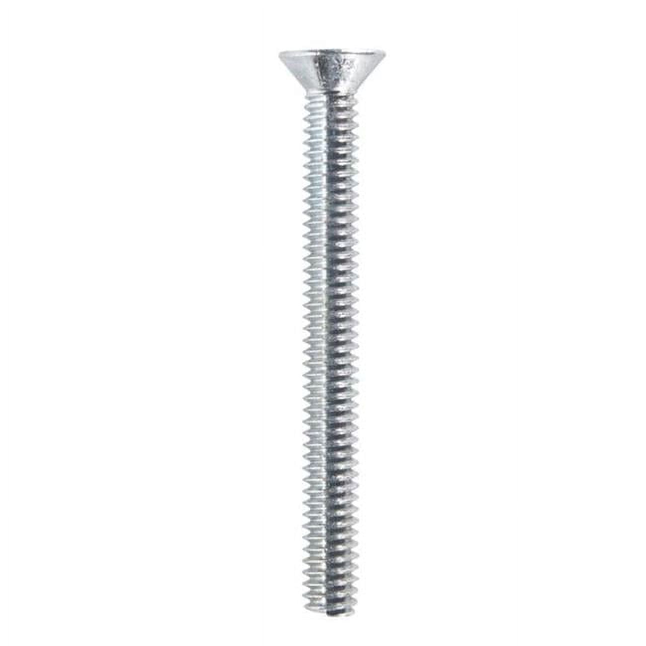 101145 0.25-20 x 2.5 in. Phillips Flat Head Zinc Plated Steel Machine Screw