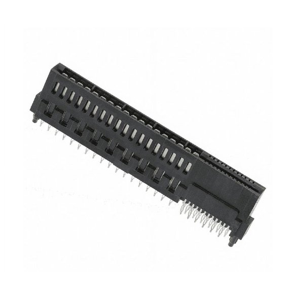 10114587-004LF Connector 60 (24 + 36 Power) Position Female Connector Non Specified - Dual Edge Black