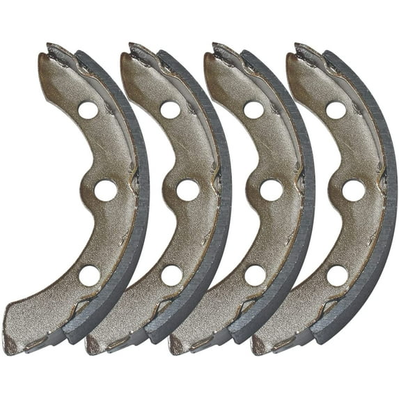 101146302 Golf Cart Brake Shoes Fits Club Car (1995-up) DS and Precedent Golf Cart EZGO and Yamaha G1 1982 & Up(2 Front, 2 Rear)