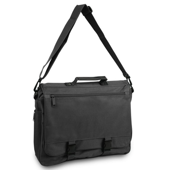 1012 Expandable Briefcase - Black - One Size