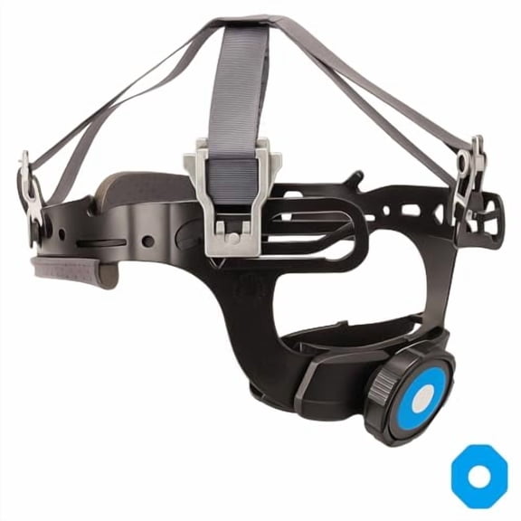 10126693 Fas-Trac III Replacement Suspension - 4-Point Attachment, Size: Large, Skullgard Helmet Accessory, Cap-Style Hard Hat Suspension, Adjustable Component, Replaceable & Durable Gear, BLACK MSA1