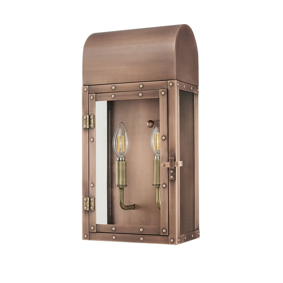 1012CP Acclaim Lighting Spencer - 2 Light Outdoor Wall Lantern-16.75 Inch Tall and 8 Inch Wide