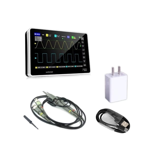 1013D Digital Tablet Oscilloscope Dual Channel 100M Bandwidth 1GS Sample Rate Capacitive Touch Screen + Gestures ,Professional Designed