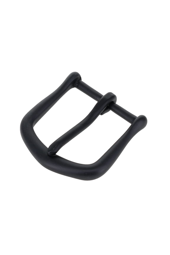 10174 PVD Black Matte, Heel Bar Buckle, Solid Brass-LL