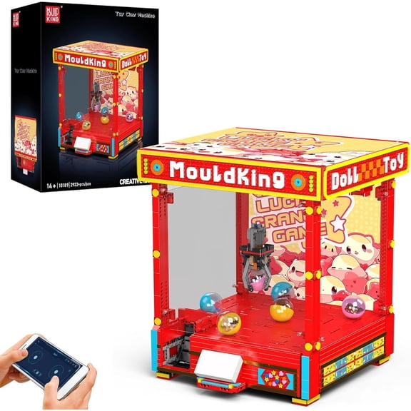 10189 Claw Machine for Adult - DIY Building Toy with Prize Claw, Fun Arcade Game Indoor Toy, Creative Toy to Enhance Visual Perception (2922 PCS)