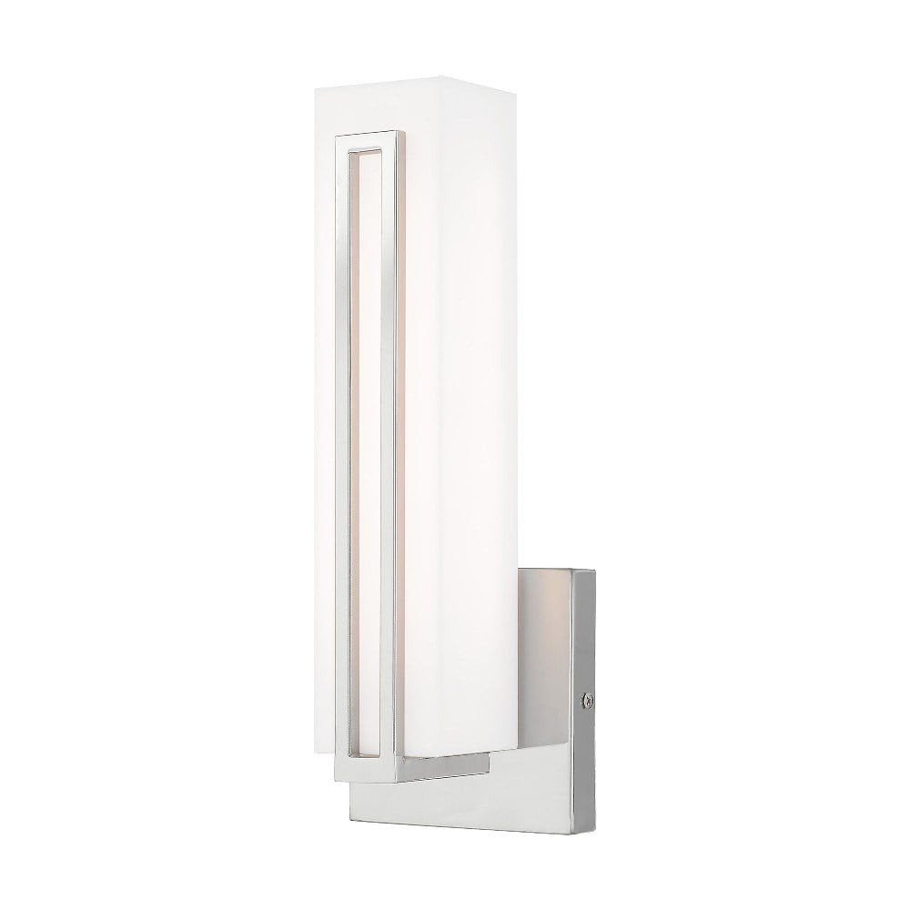 12" Polished Chrome Dimmable LED Vanity Wall Sconce