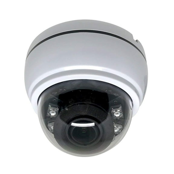101AV 1080P True Full-HD 4in1 (TVI, AHD, CVI, CVBS) IR Indoor Dome Camera 2.8-12mm DWDR OSD Control D/N Vision High Resolution Wide Angle View for CCTV DVR Home Office Surveillance Security DC12V