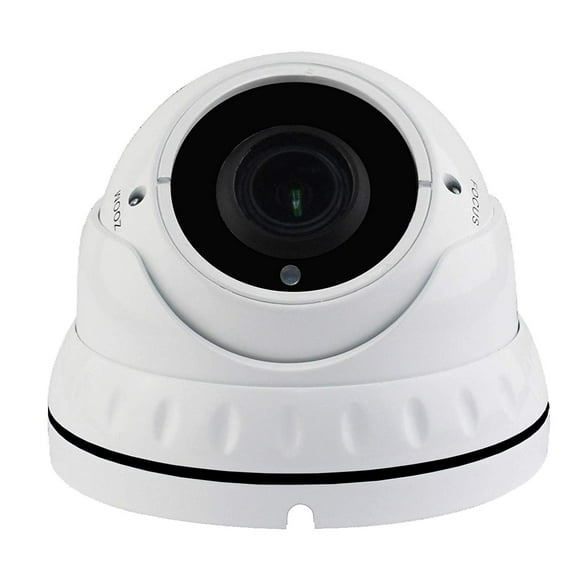 101AV 2MP 4in1 TVI/AHD/CVI/CVBS 2.8-12mm Lens Surveillance Dome Camera DWDR OSD Menu Indoor Outdoor For CCTV DVR Home Office Surveillance Security (White) 1 Pack