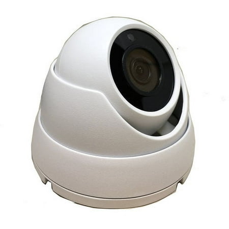 101AV 5 MP 4in1 TVI/AHD/CVI/CVBS 3.6mm Lens Security Surveillance Dome Camera DWDR IR Cut OSD Menu For Indoor Outdoor CCTV Home Office (white) 1 Pack